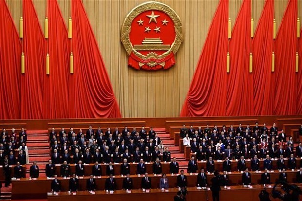 เปิดการประชุมครั้งที่ 4 รัฐสภาจีนสมัยที่ 13 - ảnh 1