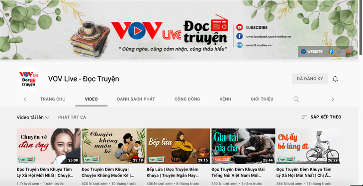 ช่อง Youtube VOV Live เล่าเรื่องของสถานีวิทยุเวียดนามช่วยสร้างความเชื่อมโยงกับผู้ฟังอย่างกว้างขวาง - ảnh 1